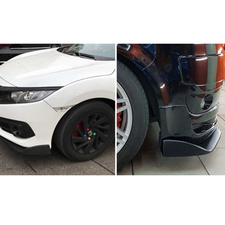 2 PCS Universal Fit Car Front Bumper Spoiler Lip Splitter Diffuser SUV ABS Front Shovel, Length: 68cm, Length: 68cm - HoMEdemic™ 