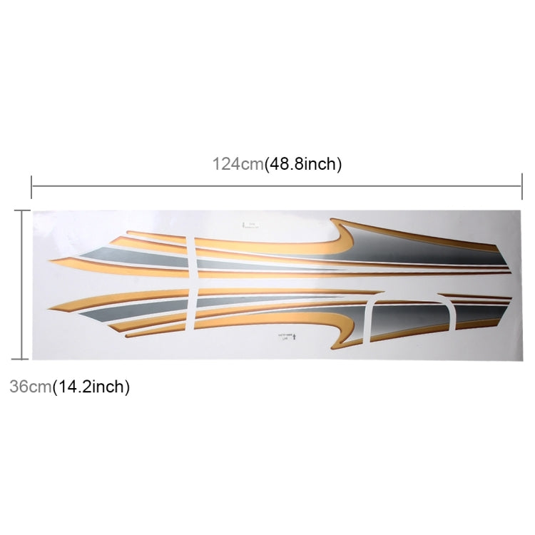 5 PCS SUV Body Decorative Strip Brand Car Streamline Shining Sticker for Toyota Prado4000 2011 Version, For 2011 Version Prado 4000 - HoMEdemic™ 