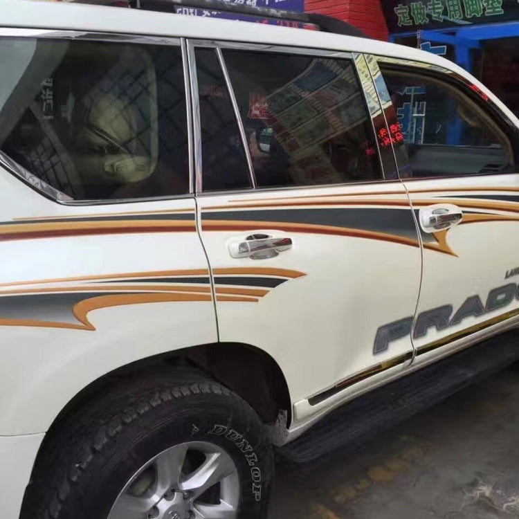 5 PCS SUV Body Decorative Strip Brand Car Streamline Shining Sticker for Toyota Prado4000 2011 Version, For 2011 Version Prado 4000 - HoMEdemic™ 