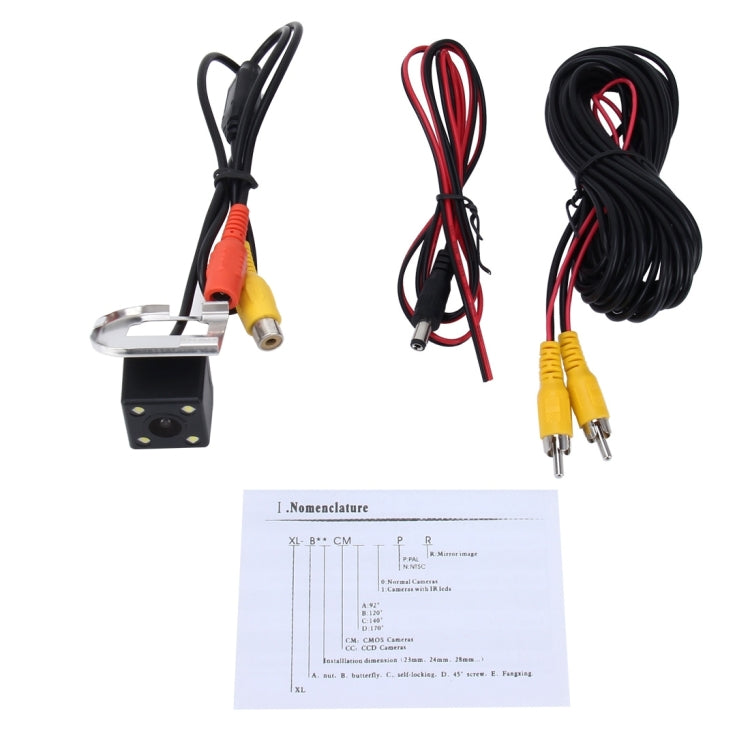 656x492 Effective Pixel  NTSC 60HZ CMOS II Waterproof Car Rear View Backup Camera With 4 LED Lamps for Ford Focus 2012-2014 Version, For Ford Focus 2012-2014 Version - HoMEdemic™ 
