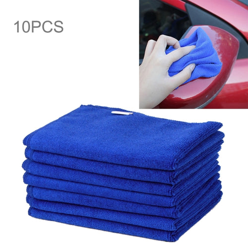 10 PCS 30cm × 30cm Microfiber Quick Dry Towels Cleaning Cloth Car Detailing Care Towels Car Care Towels - HoMEdemic™ 