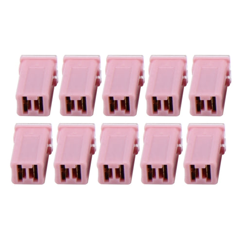 10 PCS Vehicle Car Plastic Shell Straight Female Terminal Push in Blade Cartridge PAL Fuse 30Amp 32V - HoMEdemic™ 