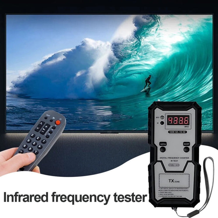 CNBJ-501 100M-1GHz Infrared Frequency Tester - HoMEdemic™ 