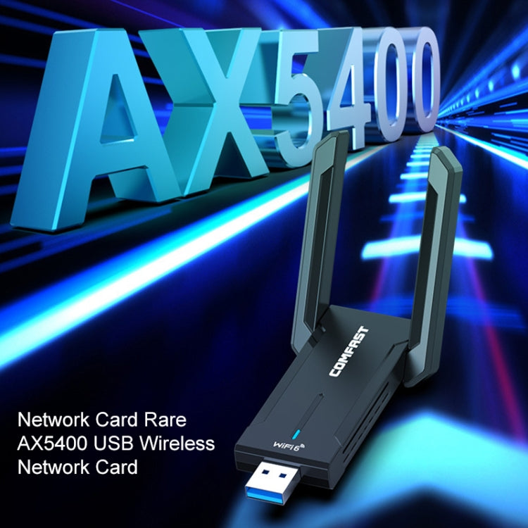 COMFAST 972AX 5400Mbps WiFi6 Free Drive USB Wireless Network Card - HoMEdemic™ 