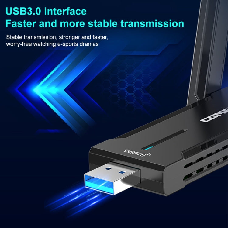 COMFAST 972AX 5400Mbps WiFi6 Free Drive USB Wireless Network Card - HoMEdemic™ 