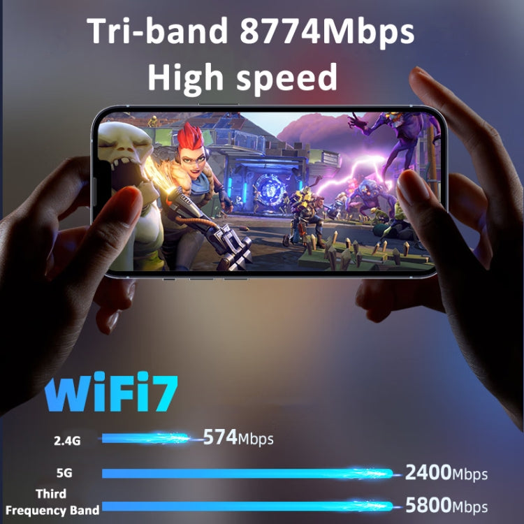 COMFAST BE200MAX 8774Mbps WiFi7 Network Card Bluetooth 5.4 Tri-Band PCIE WiFi Receiver - HoMEdemic™ 