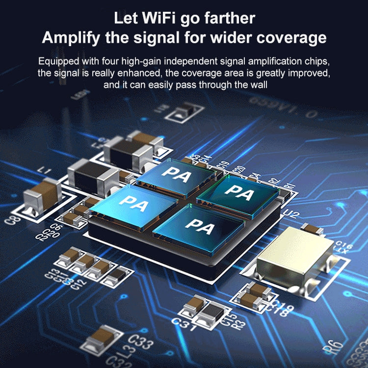 COMFAST CF-WR765AC 1200Mbps Dual Band Wireless Repeater Amplifier with External Antenna - HoMEdemic™ 