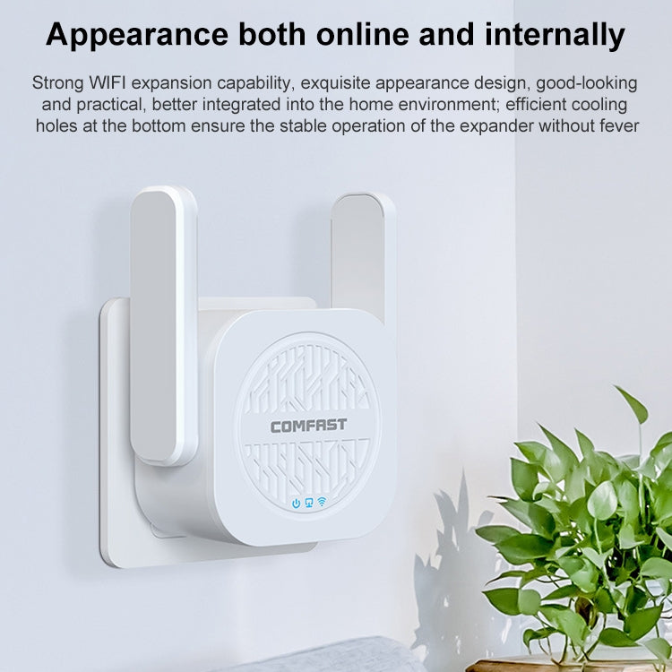 COMFAST CF-WR765AC 1200Mbps Dual Band Wireless Repeater Amplifier with External Antenna - HoMEdemic™ 