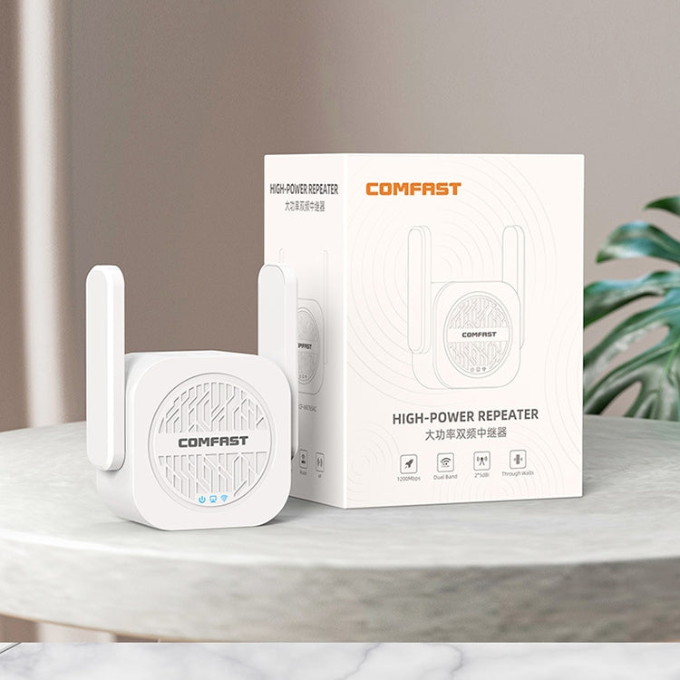 COMFAST CF-WR765AC 1200Mbps Dual Band Wireless Repeater Amplifier with External Antenna - HoMEdemic™ 