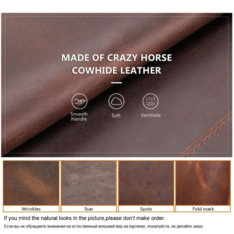 CONTACTS FAMILY CF2002 Retro Crazy Horse Texture Multifunctional Protective Cover  Leather Tablet Case for iPad Pro 12.9 2020 / 2021 / 2018(Coffee) - HoMEdemic™ 