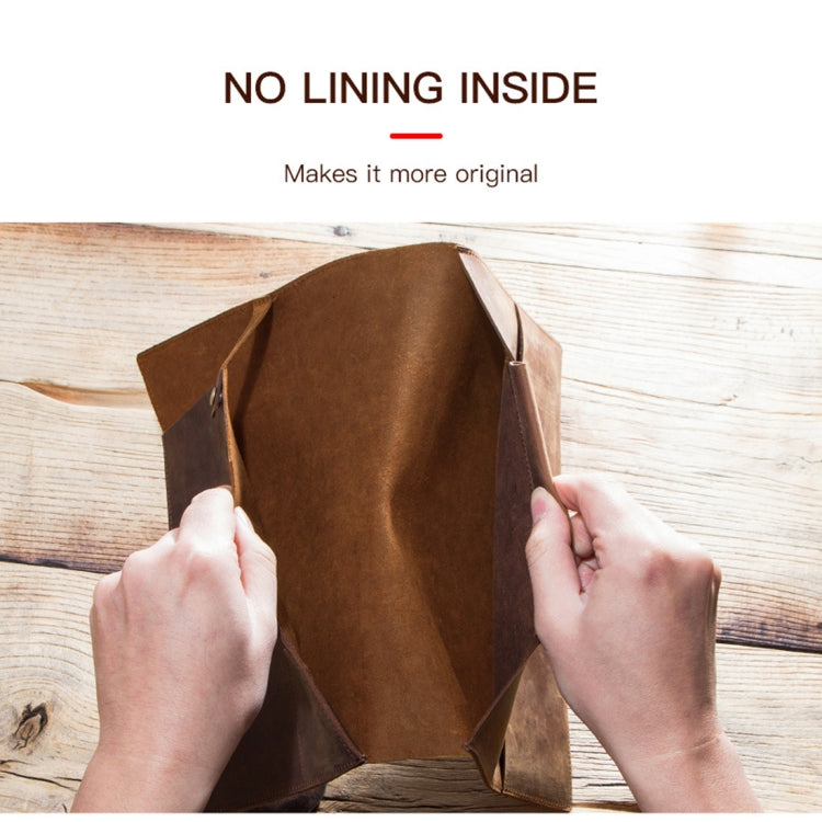 CONTACTS FAMILY CF2002 Retro Crazy Horse Texture Multifunctional Protective Cover  Leather Tablet Case for iPad Pro 12.9 2020 / 2021 / 2018(Coffee) - HoMEdemic™ 