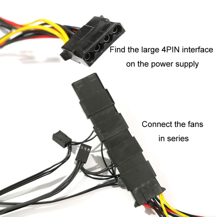 COOLMOON 12cm Dual Aperture Computer Mainframe Chassis Dual Interface Fan(Colorful) - HoMEdemic™ 