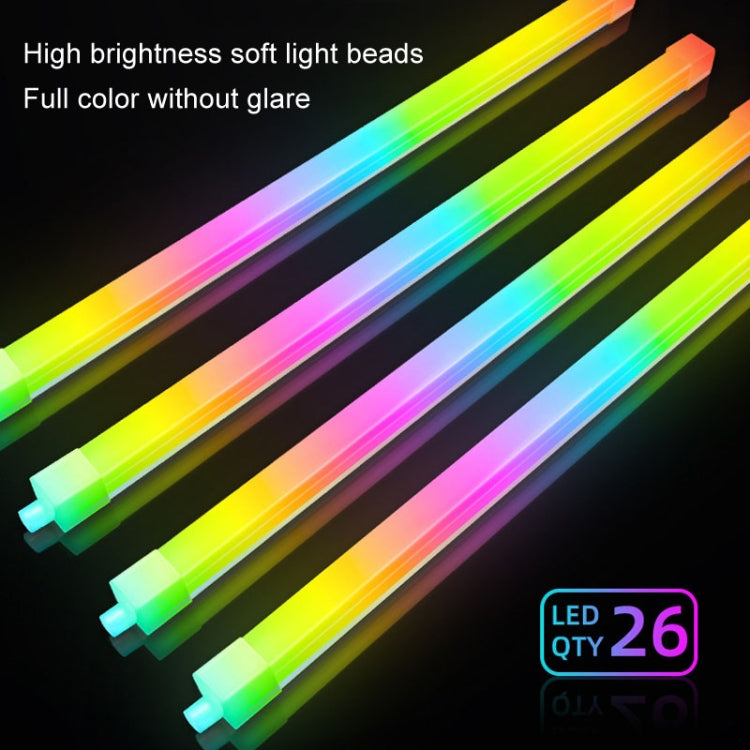 COOLMOON F300 Square Panoramic Glow ARGB Light Bar Desktop Computer Case Interior Decorative Ambient Light - HoMEdemic™ 