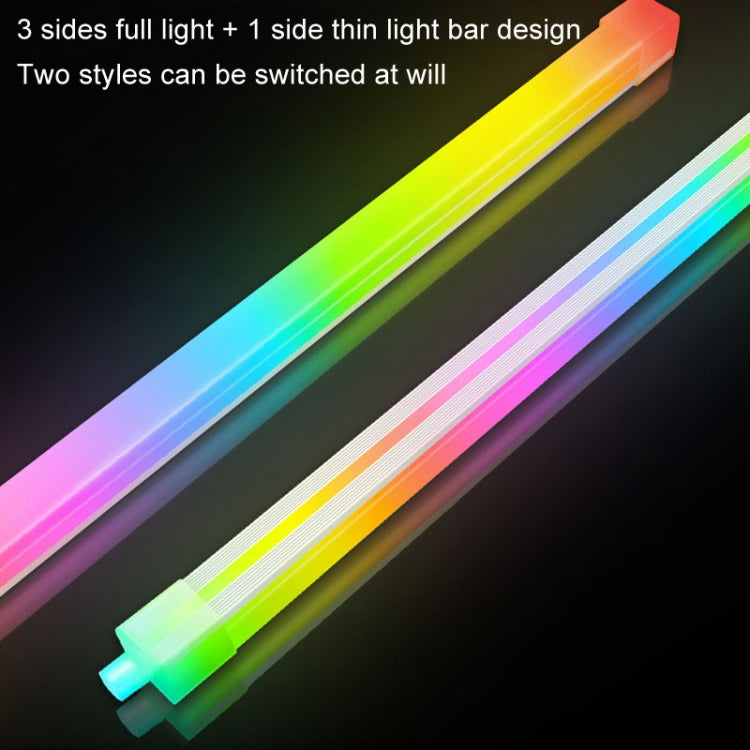 COOLMOON F300 Square Panoramic Glow ARGB Light Bar Desktop Computer Case Interior Decorative Ambient Light - HoMEdemic™ 