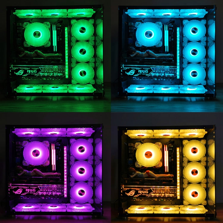 COOLMOON RGB Cooling Fan120mm PWM 6PIN S1 ARGB Fans - HoMEdemic™ 
