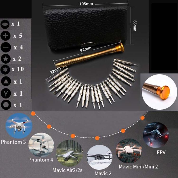 CQT Drone Repair Screwdriver Set For DJI Mavic3 / Mini / Mini 2 / Air2 / Air2S / FPV / Phantom3 / 4 / Mini3 / 4Pro(912063) - HoMEdemic™ 
