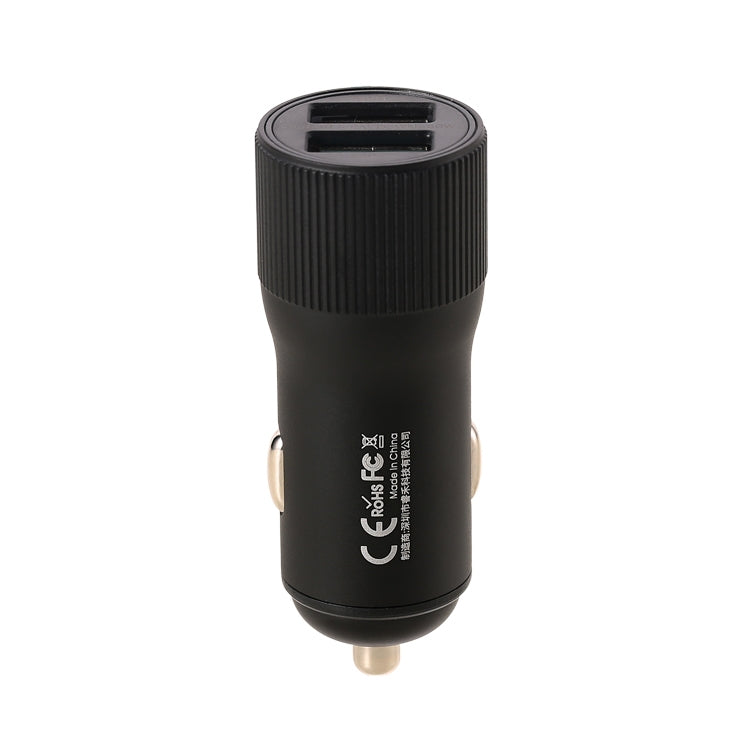 REMAX RCC221 Retour Series QC3.0 Dual USB Car Charger(Black) - HoMEdemic™ 