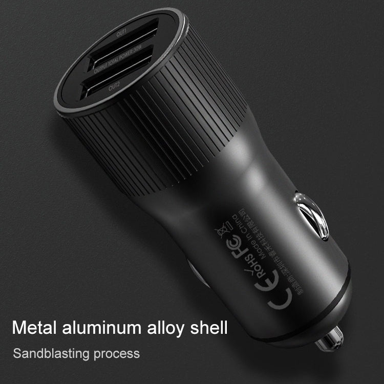 REMAX RCC221 Retour Series QC3.0 Dual USB Car Charger(Tarnish) - HoMEdemic™ 