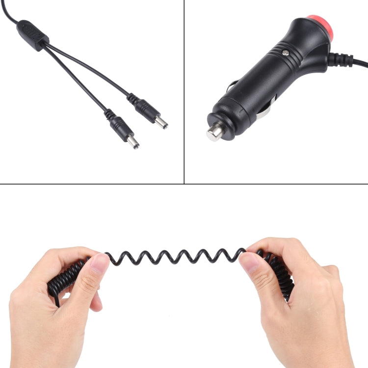12-24V Car Cigarette Lighter Switch Plug to DC5.5x2.1mm Charger Spring Power Cable, Switch Plug - HoMEdemic™ 