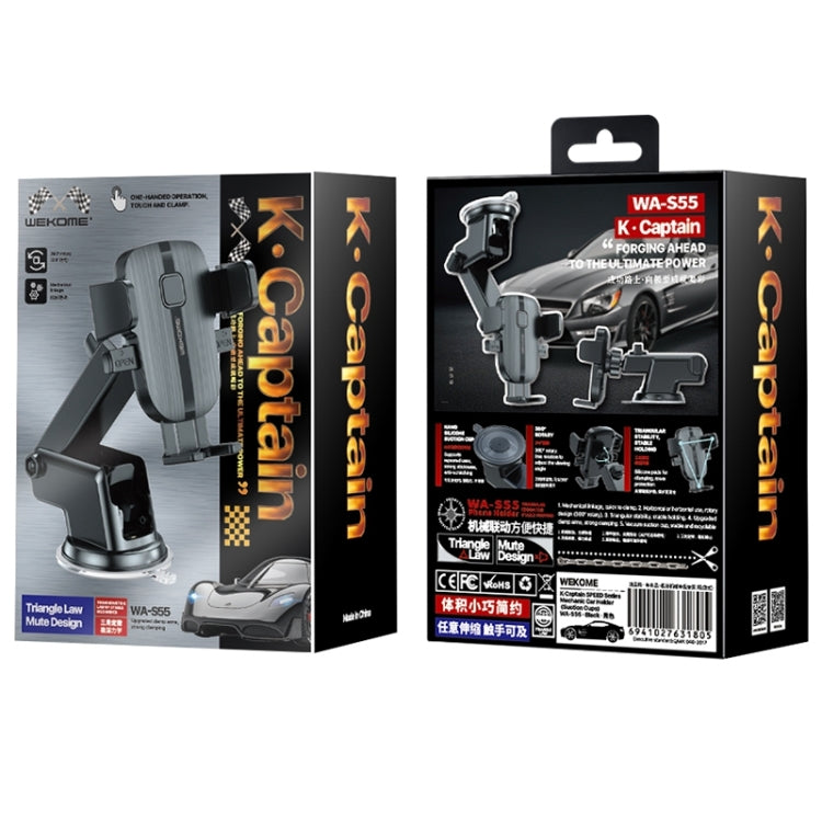 WK WA-S55 K Captain Speed Series Mechanic Car Center Console Holder(Black) - HoMEdemic™ 