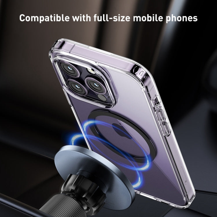 MOMAX MoVe Universal Transparent Magnetic Air Outlet Car Holder (Black) - HoMEdemic™ 