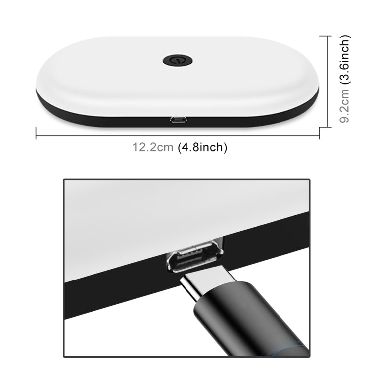 DC 5V / 2.2W Car Oval Reading Lamp Dome Light, Oval - HoMEdemic™ 