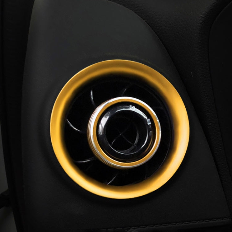 8 PCS Car Aluminum Alloy Air Conditioner Knob Case and Base for Honda XR-V, For Honda XR-V (Gold), For Honda XR-V (Purple), For Honda XR-V (Red)