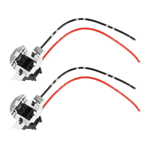 1 Pair TK-305 H7 Halogen Lamp Socket Car Bulb Holder Base with Cable - HoMEdemic™ 