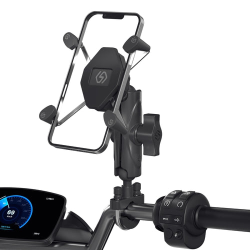 ZH-1558A1 Motorcycle Handlebar X-shape Aluminum Alloy Phone Holder - HoMEdemic™ 