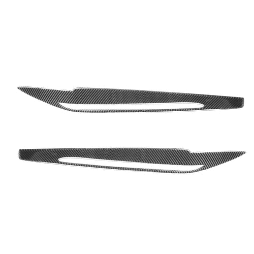 2 PCS / Set Carbon Fiber Car Lamp Eyebrow Decorative Sticker for BMW X5 / F15 2014-2018, Drop Glue Version - HoMEdemic™ 