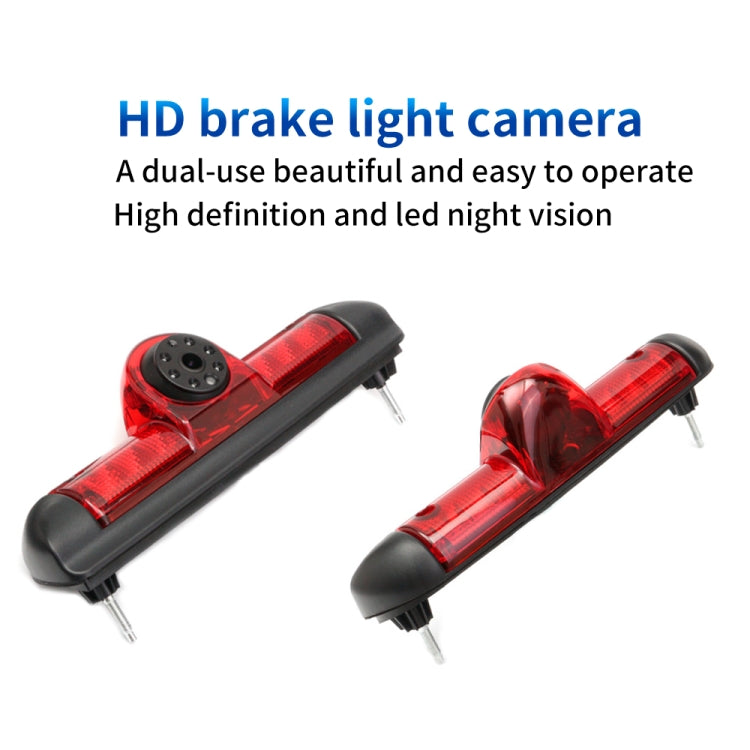 PZ460 Car Waterproof HD High Position Brake Light View Camera + 7 inch Rearview Monitor for Fiat / Citroen / Peugeot, PZ460  + 7 inch Rearview Monitor - HoMEdemic™ 