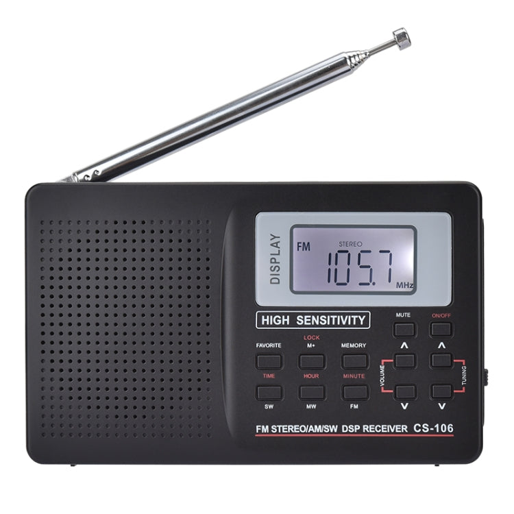 CS-106 10KHZ Multifunctional Full Band Digital Demodulation Stereo Radio Receiver, 10KHZ - HoMEdemic™ 