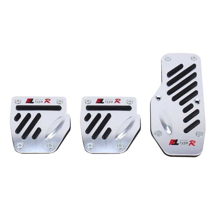 CS-321 3 in 1 Non-Slip Manual Car Truck Pedals Foot Brake Pad Cover Set - HoMEdemic™ 