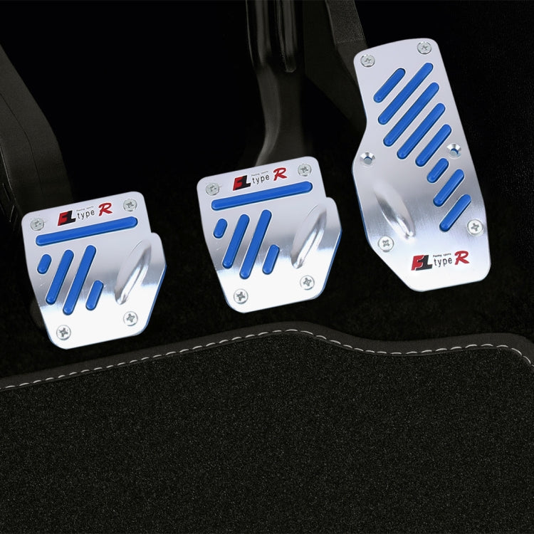 CS-321 3 in 1 Non-Slip Manual Car Truck Pedals Foot Brake Pad Cover Set - HoMEdemic™ 