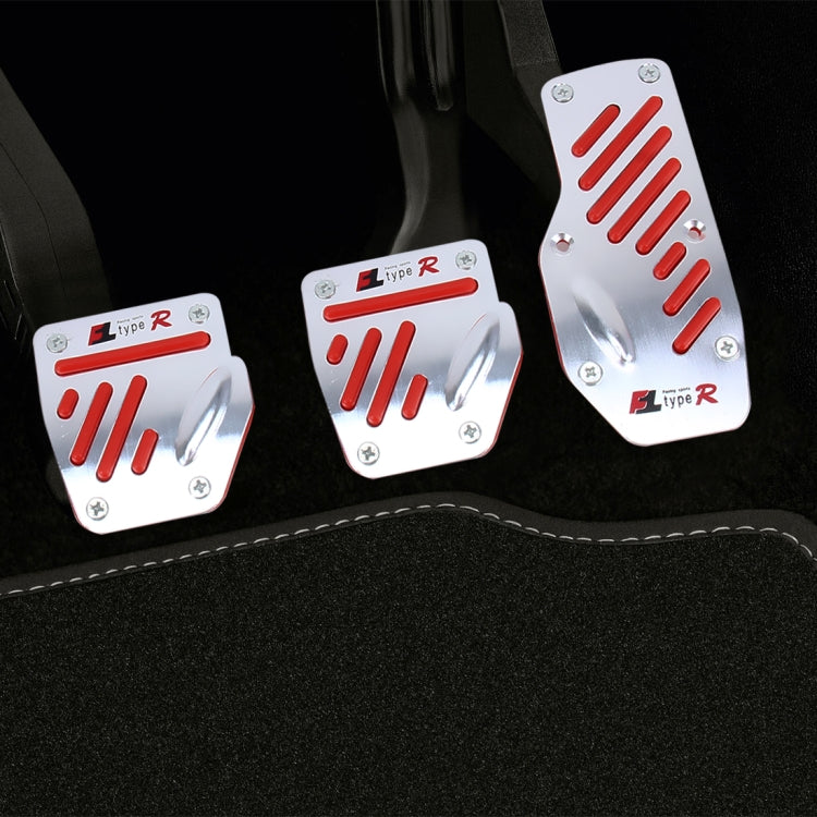 CS-321 3 in 1 Non-Slip Manual Car Truck Pedals Foot Brake Pad Cover Set - HoMEdemic™ 