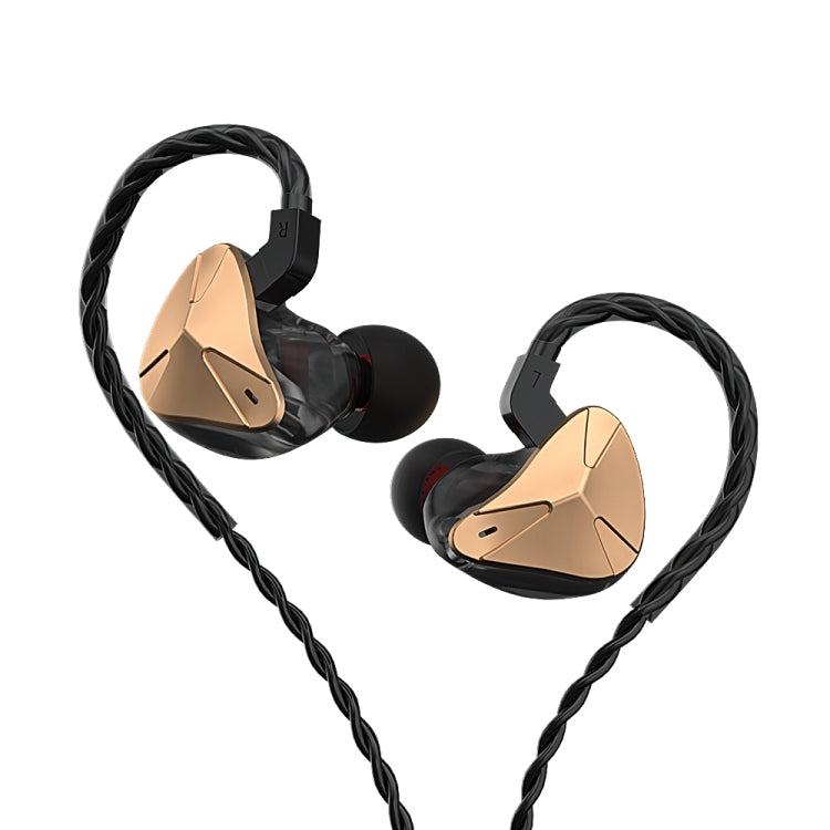 CVJ Demon Double Dynamic Coil HiFi Music Wired Earphone No Mic(Gold) - HoMEdemic™ 