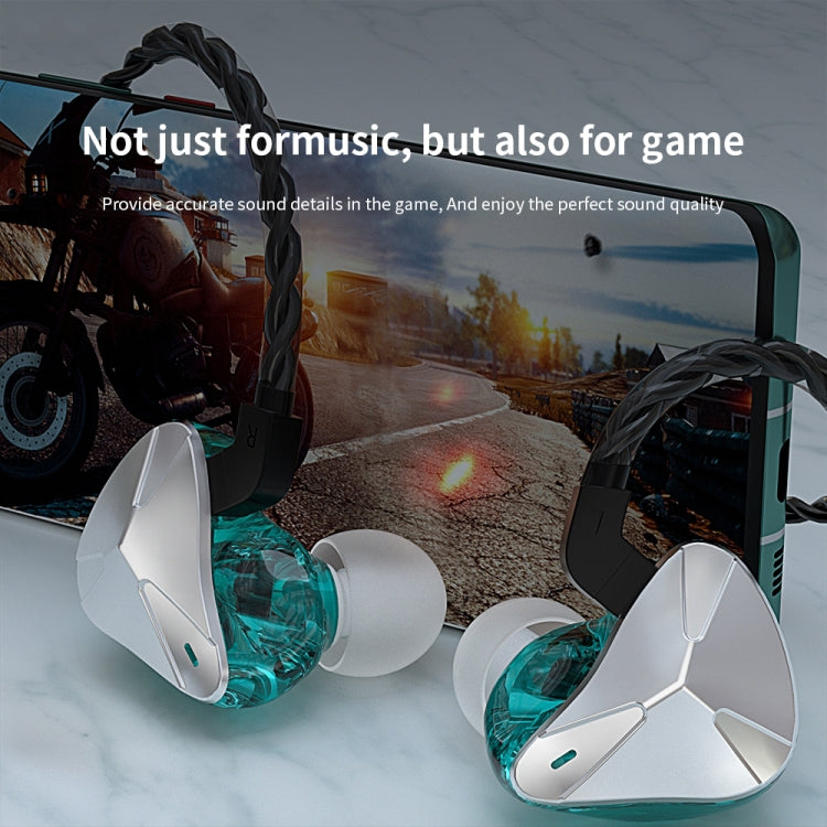 CVJ Demon Double Dynamic Coil HiFi Music Wired Earphone No Mic(Gold) - HoMEdemic™ 