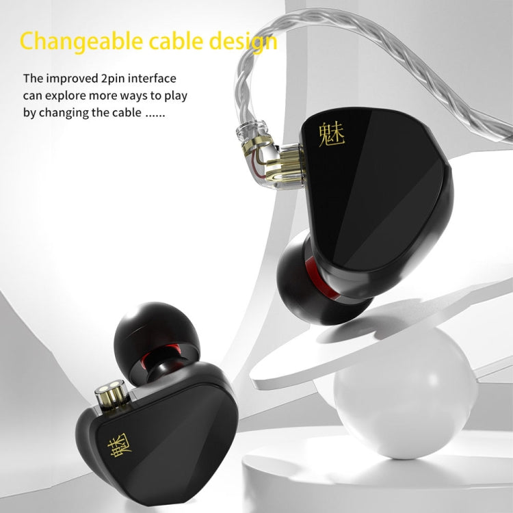 CVJ In Ear Wired Adjustment Switch Earphone, Color: With Mic Black - HoMEdemic™ 