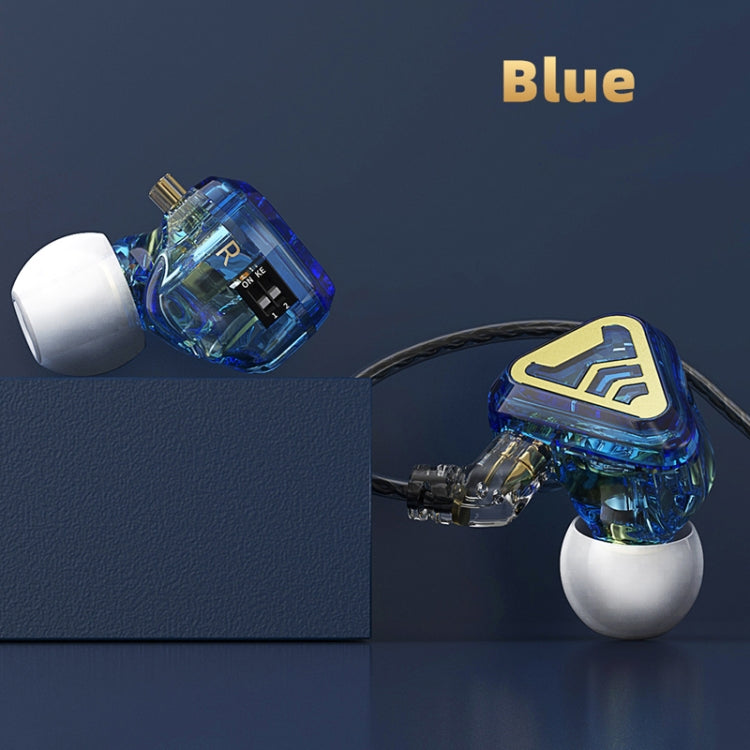 CVJ In-Ear Wired Gaming Earphone, Color: With Mic Blue - HoMEdemic™ 