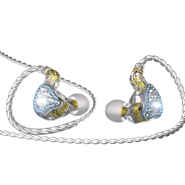 CVJ Liuli 3.5mm In-ear Wired Headphones,Length 1.25m (Blue) - HoMEdemic™ 