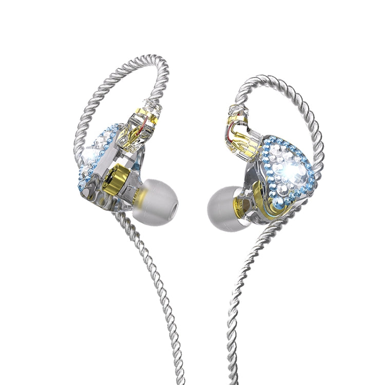 CVJ Liuli 3.5mm In-ear Wired Headphones,Length 1.25m (Blue) - HoMEdemic™ 