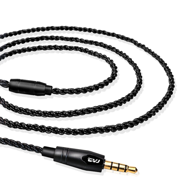 CVJ-V1 1.25m Oxygen-free Copper Silver Plated Upgrade Cable For MMCX Earphones, With Mic - HoMEdemic™ 