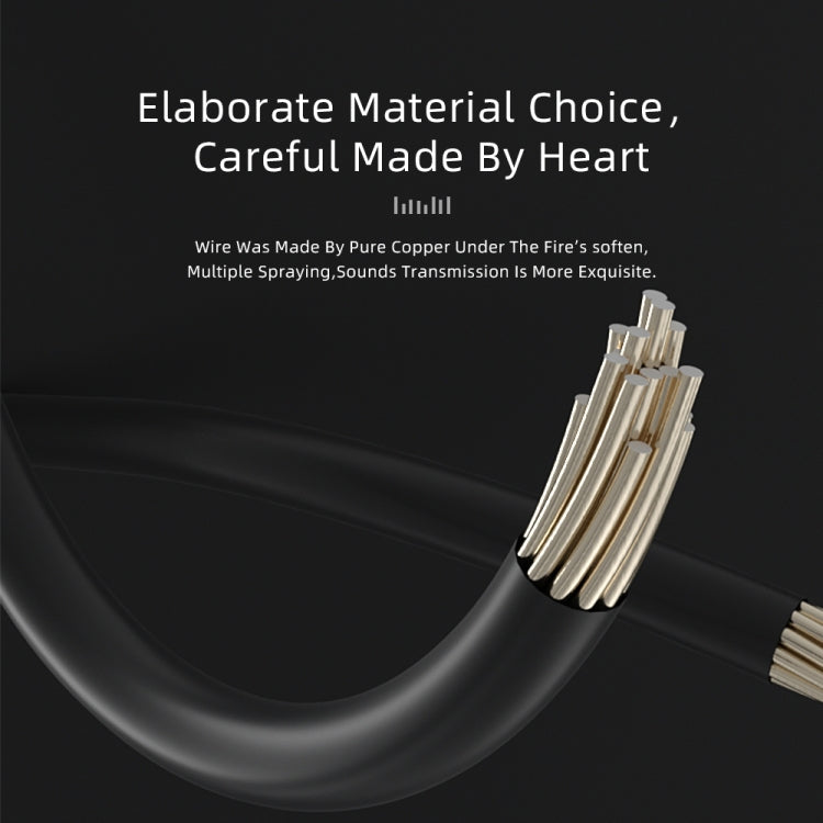 CVJ V6.TC 1.25m Type-C Digital Decoding Oxygen-free Copper Earphone Cable, Style:0.75mm(Black) - HoMEdemic™ 