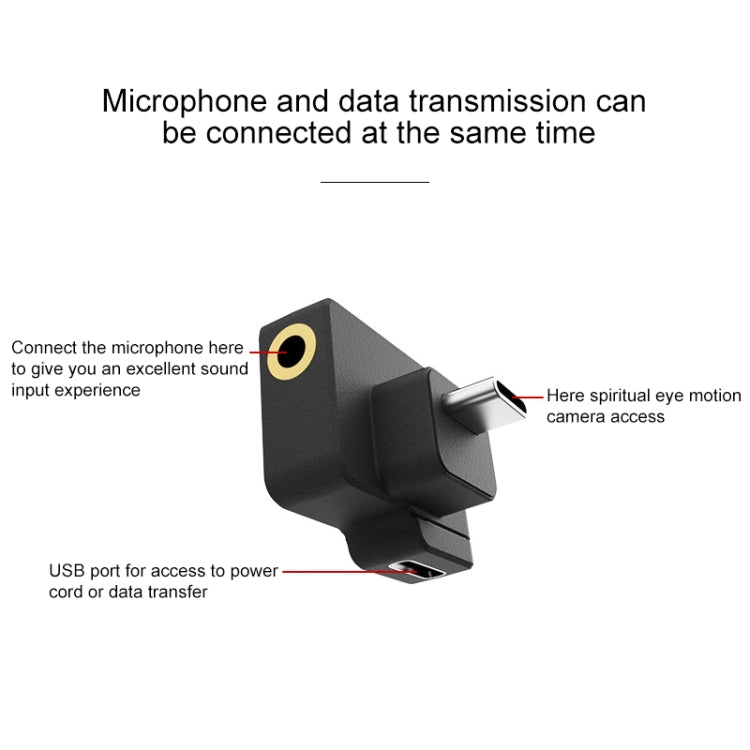CYNOVA C-AC-003 Charging Audio Adapter for DJI Osmo Action 1 - HoMEdemic™ 