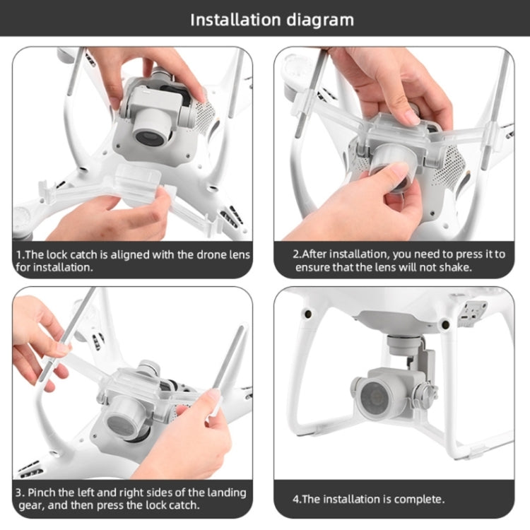 Camera Gimbal Lock Buckle Lock Holder Protection Cover For DJI Phantom 4 Pro - HoMEdemic™ 