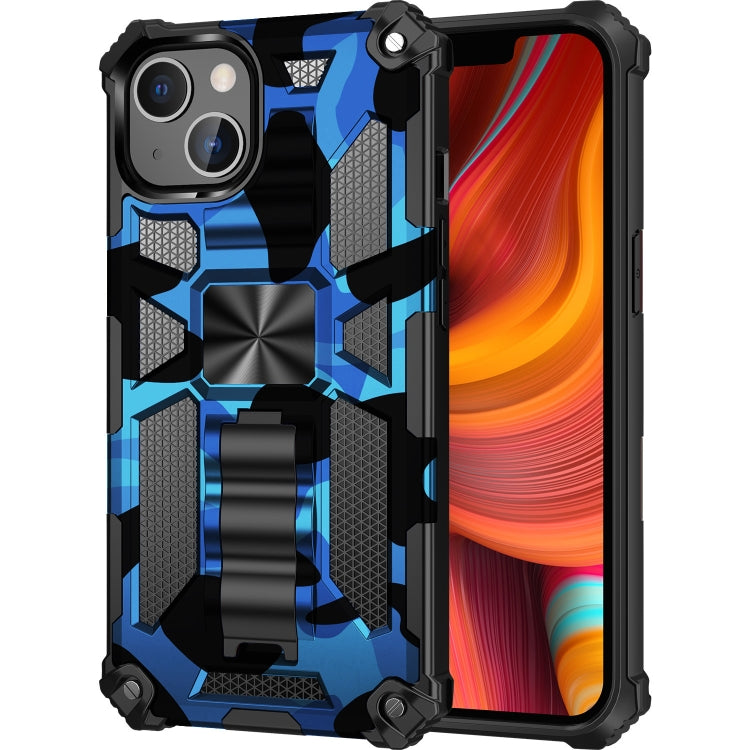 Camouflage Armor Shockproof TPU + PC Magnetic Protective Case with Holder, For iPhone 13 Pro, For iPhone 13 Pro Max, For iPhone 13 - HoMEdemic™ 