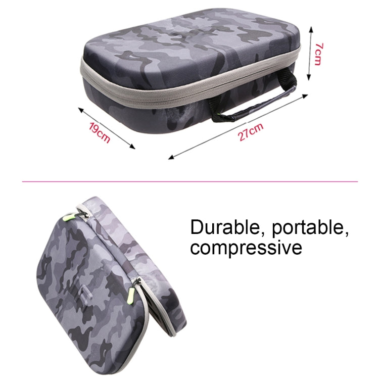 Camouflage Pattern EVA Shockproof Waterproof Portable Case forGoPro, Insta360, DJI and Other Action Cameras Accessories, Size: 27cm x 19cm x 7cm - HoMEdemic™ 