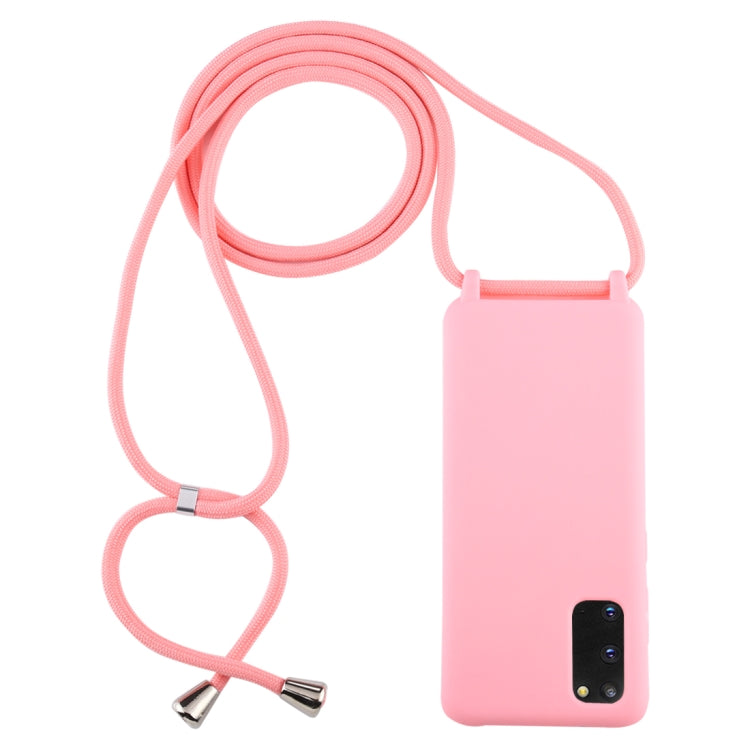 Candy Color TPU Protective Case with Lanyard, For Galaxy S20, For Galaxy S20+, For Galaxy S20 Ultra - HoMEdemic™ 