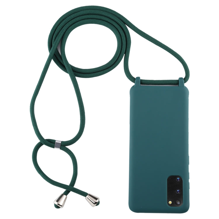 Candy Color TPU Protective Case with Lanyard, For Galaxy S20, For Galaxy S20+, For Galaxy S20 Ultra - HoMEdemic™ 