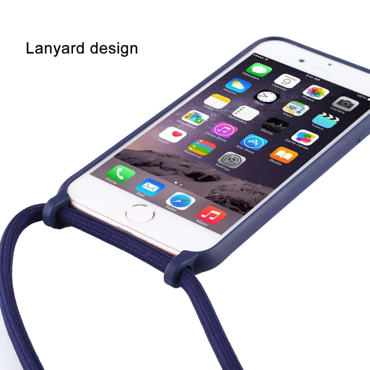 Candy Color TPU Protective Case with Lanyard, For iPhone 6s / 6, For iPhone 6s Plus / 6 Plus, For iPhone 8 / 7 - HoMEdemic™ 